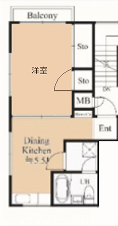 上町駅 徒歩12分 4階の物件間取画像